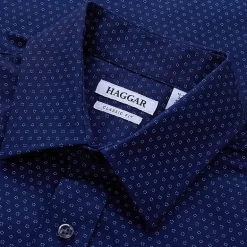 Haggar Premium Comfort Mens Classic Fit Easy Care Long Sleeve Dress Shirt