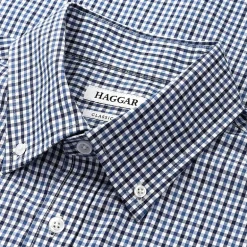 Haggar Premium Comfort Mens Classic Fit Easy Care Long Sleeve Dress Shirt