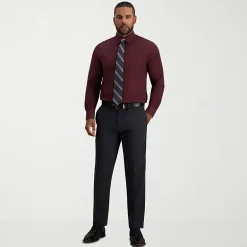 Haggar Premium Comfort Mens Classic Fit Easy Care Long Sleeve Dress Shirt