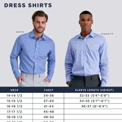 Haggar Premium Comfort Mens Classic Fit Easy Care Long Sleeve Dress Shirt