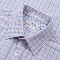 Haggar Premium Comfort Mens Classic Fit Easy Care Long Sleeve Dress Shirt