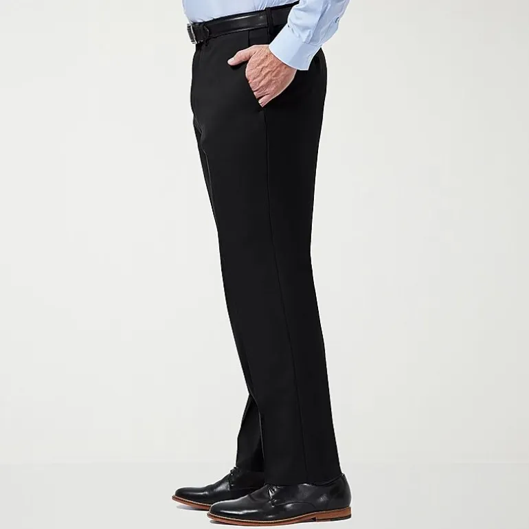 Haggar Premium Comfort Mens Classic Fit Dress Flat Front Pant