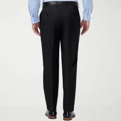 Haggar Premium Comfort Mens Classic Fit Dress Flat Front Pant