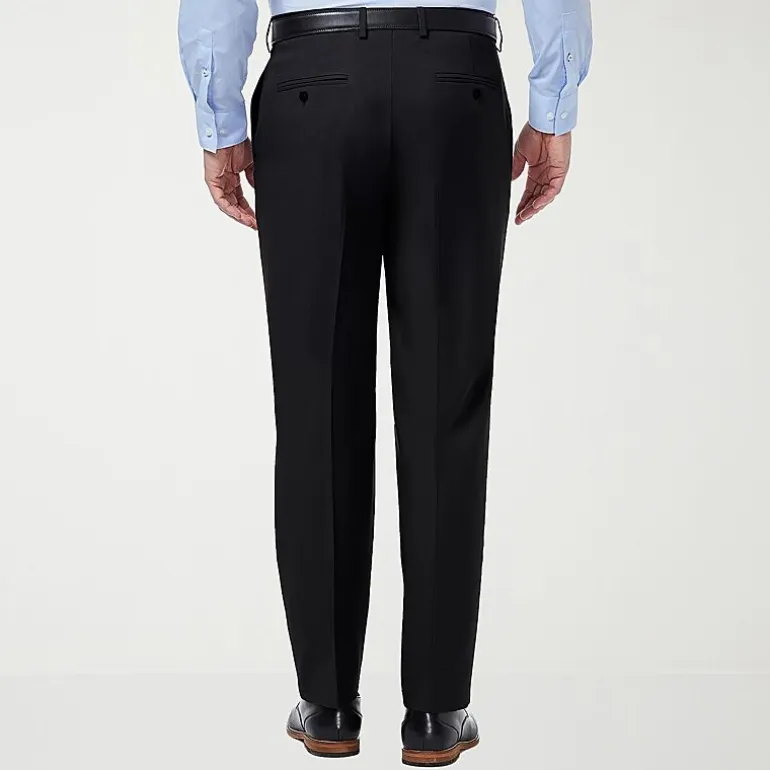 Haggar Premium Comfort Mens Classic Fit Dress Flat Front Pant