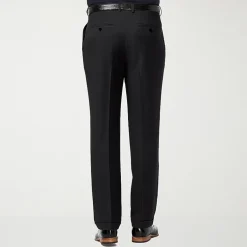 Haggar Premium Comfort Mens Cuffed Classic Fit Dress Pleated Pant