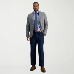 Haggar Premium Comfort Mens Cuffed Classic Fit Dress Pleated Pant