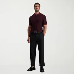 Haggar Premium Comfort Mens Cuffed Classic Fit Dress Pleated Pant