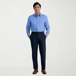 Haggar Premium Comfort Mens Slim Fit Long Sleeve Dress Shirt