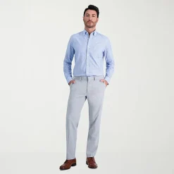 Haggar Premium Comfort Mens Slim Fit Easy Care Long Sleeve Dress Shirt