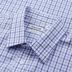 Haggar Premium Comfort Mens Slim Fit Easy Care Long Sleeve Dress Shirt