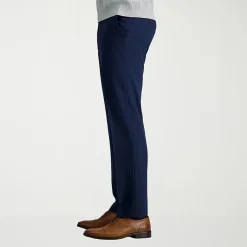Haggar Premium Comfort Mens Straight Fit Dress Flat Front Pant