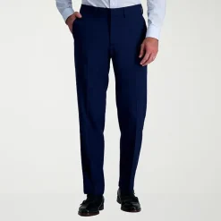 Haggar Premium Comfort Mens Straight Fit Dress Flat Front Pant