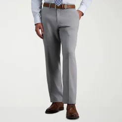 Haggar Premium Comfort Mens Straight Fit Dress Flat Front Pant