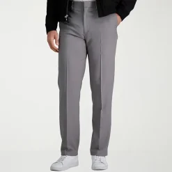 Haggar Premium Comfort Mens Straight Fit Dress Flat Front Pant