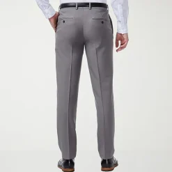 Haggar Premium Comfort Mens Slim Fit Dress Flat Front Pant