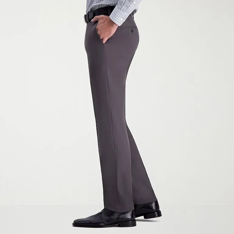 Haggar Premium Comfort Mens Slim Fit Dress Flat Front Pant