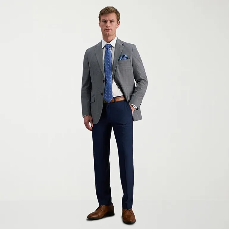 Haggar Premium Comfort Mens Slim Fit Dress Flat Front Pant