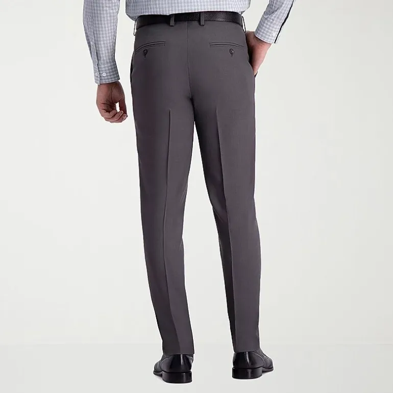 Haggar Premium Comfort Mens Slim Fit Dress Flat Front Pant