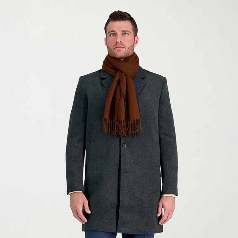 Haggar Premium Mens Lightweight Topcoat Coat