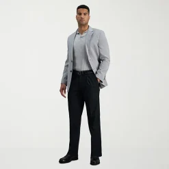 Haggar Premium No Iron Khaki Mens Classic Fit Pleated Pant