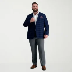 Haggar Smart Wash Big and Tall Mens Classic Fit Easy Care Long Sleeve Dress Shirt