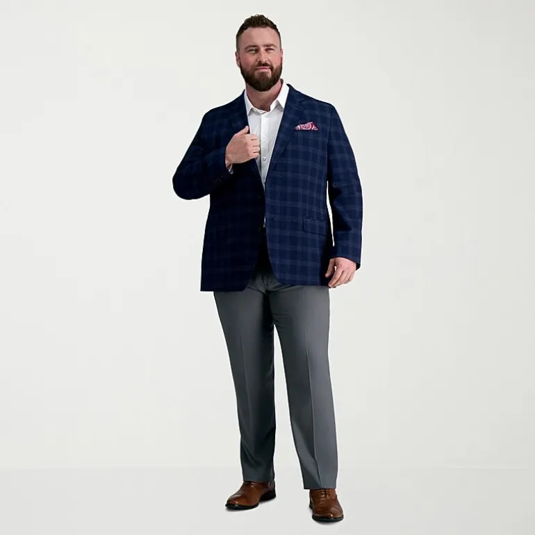 Haggar Smart Wash Big and Tall Mens Classic Fit Easy Care Long Sleeve Dress Shirt