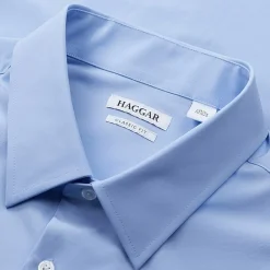 Haggar Smart Wash Big and Tall Mens Classic Fit Easy Care Long Sleeve Dress Shirt