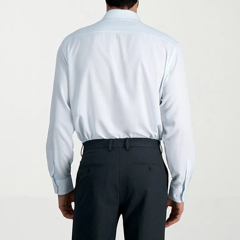 Haggar Smart Wash Mens Classic Fit Easy Care Long Sleeve Dress Shirt