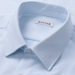 Haggar Smart Wash Mens Slim Fit Easy Care Long Sleeve Dress Shirt