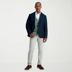 Haggar Smart Wash Mens Slim Fit Easy Care Long Sleeve Dress Shirt