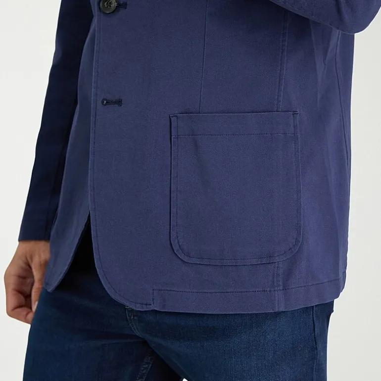 Haggar Smart Wash Mens Stretch Fabric Slim Fit Blazer