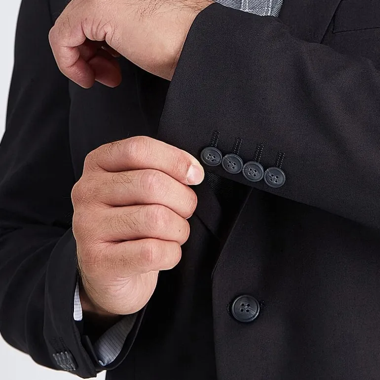 Haggar Smart Wash Premium Mens Stretch Fabric Classic Fit Suit Jacket