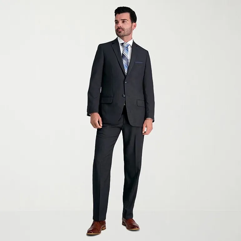 Haggar Smart Wash Premium Mens Stretch Fabric Classic Fit Suit Jacket