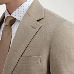 Haggar Smart Wash Tonal Plaid Mens Stretch Fabric Slim Fit Suit Separates
