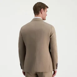 Haggar Smart Wash Tonal Plaid Mens Stretch Fabric Slim Fit Suit Separates