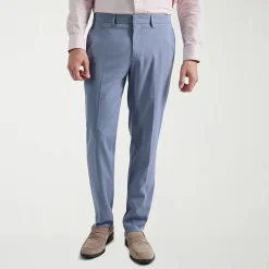 Haggar Smart Wash Tonal Plaid Mens Stretch Fabric Slim Fit Suit Separates