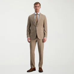 Haggar Smart Wash Tonal Plaid Mens Stretch Fabric Slim Fit Suit Separates