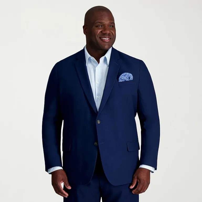 Haggar Smart Wash With Repreve Mens Classic Fit Big and Tall Suit Jacket
