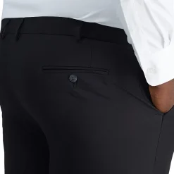 Haggar Smart Wash With Repreve Mens Big and Tall Classic Fit Flat Front Suit Pant