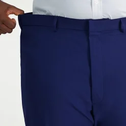 Haggar Smart Wash With Repreve Mens Big and Tall Classic Fit Flat Front Suit Pant