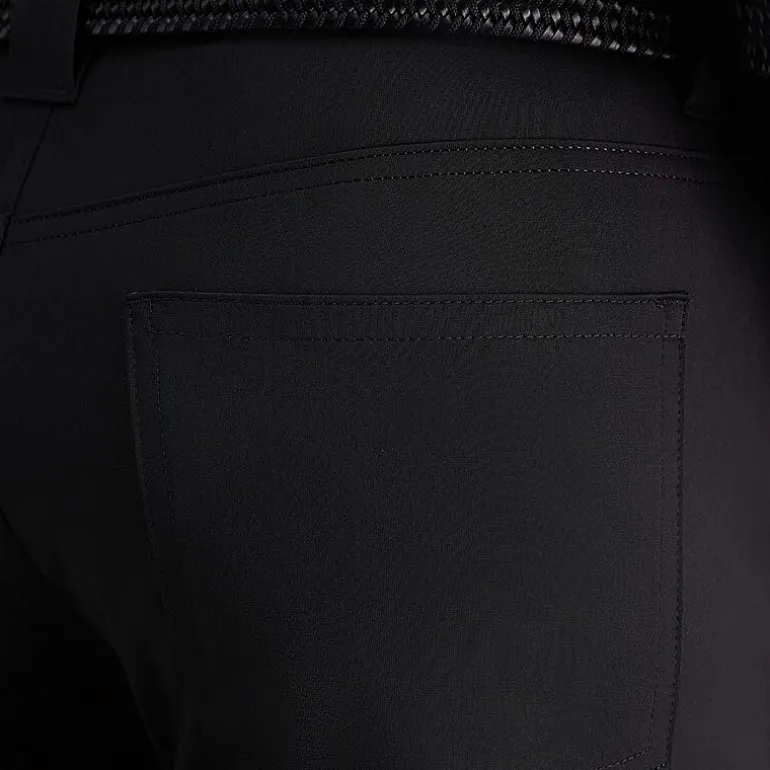 Haggar Sport Knit 5-Pocket Mens Straight Fit Flat Front Pant