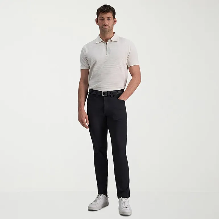 Haggar Sport Knit 5-Pocket Mens Straight Fit Flat Front Pant