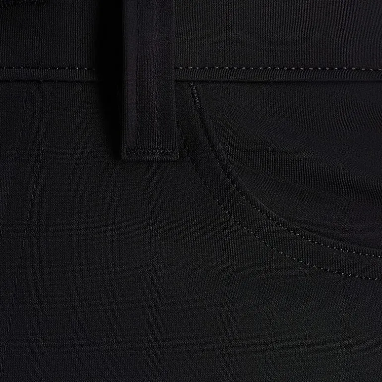 Haggar Sport Knit 5-Pocket Mens Straight Fit Flat Front Pant