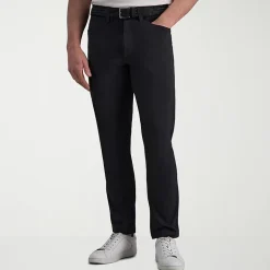 Haggar Sport Knit 5-Pocket Mens Straight Fit Flat Front Pant