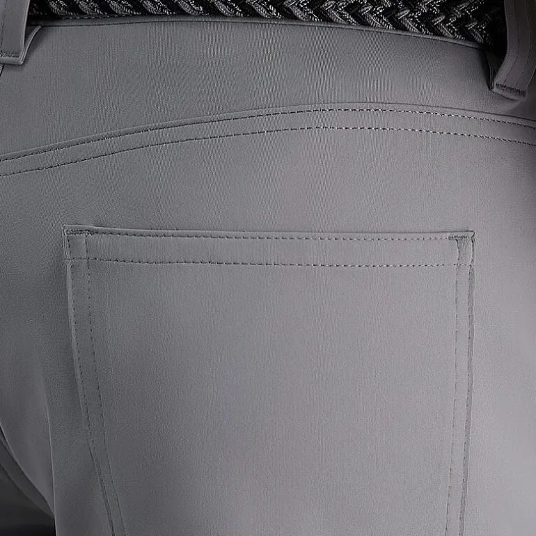 Haggar Sport Knit 5-Pocket Mens Straight Fit Flat Front Pant
