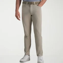 Haggar Sport Knit 5-Pocket Mens Straight Fit Flat Front Pant
