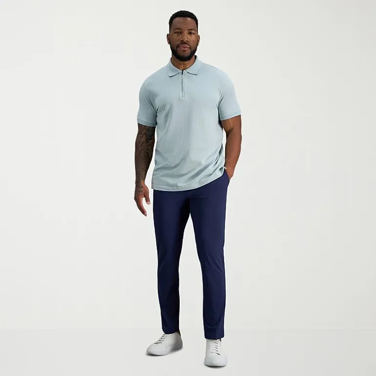 Haggar Sport Mens Athletic Fit Flat Front Pant