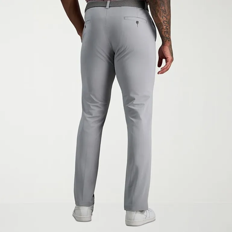 Haggar Sport Mens Athletic Fit Flat Front Pant