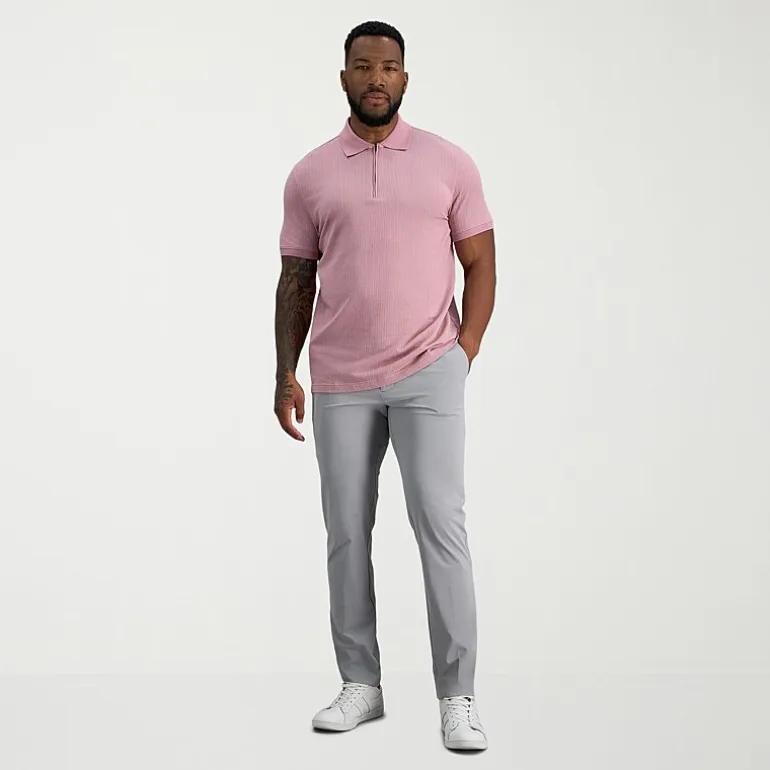 Haggar Sport Mens Athletic Fit Flat Front Pant