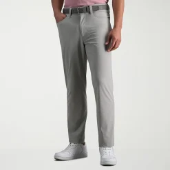 Haggar Sport Performance Nylon 5-Pocket Mens Straight Fit Flat Front Pant